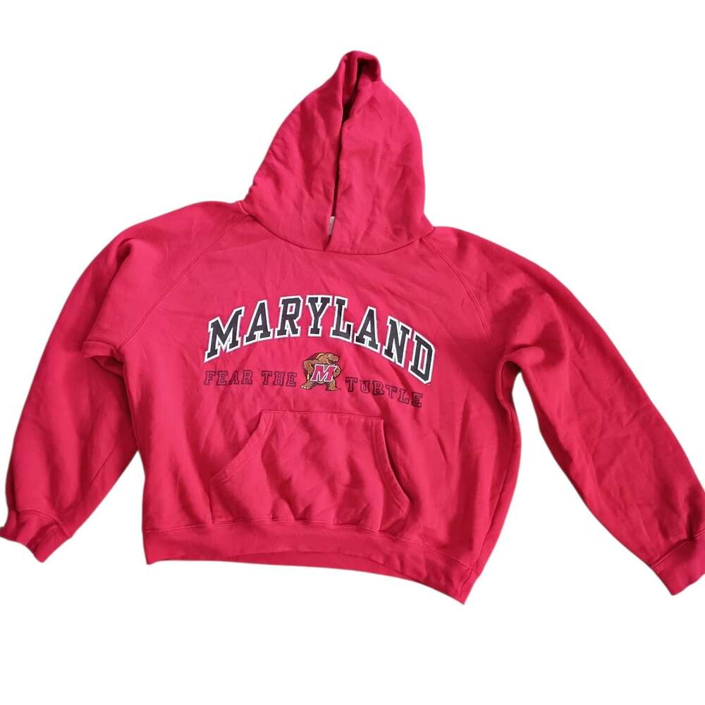 NCAA Kids Maryland Terrapins Sideline Fleece Hoodie size large